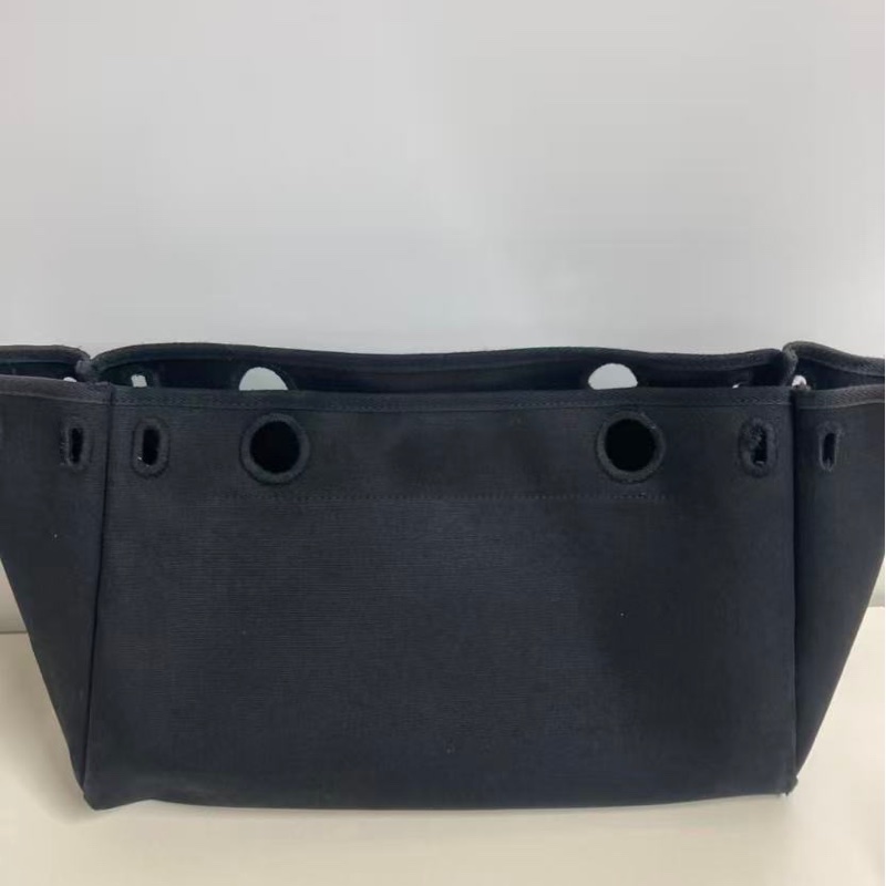 「JL精品代購」愛馬仕帆布拼皮herbag橫版小號-15