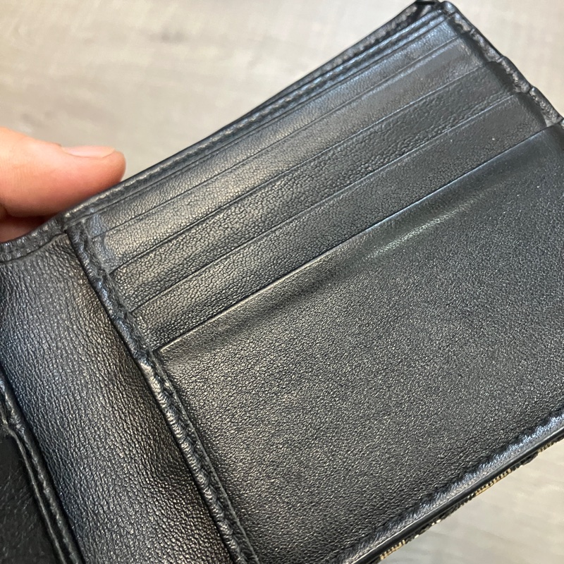 （售出）DIOR 迪奧 Oblique 緹花 短夾 皮夾 錢包 對折 帆布 老花 原花 滿版 CD LOGO-27