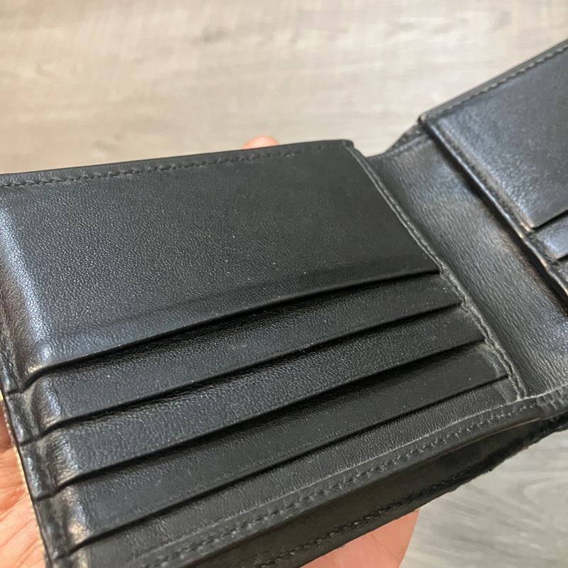 （售出）DIOR 迪奧 Oblique 緹花 短夾 皮夾 錢包 對折 帆布 老花 原花 滿版 CD LOGO-29