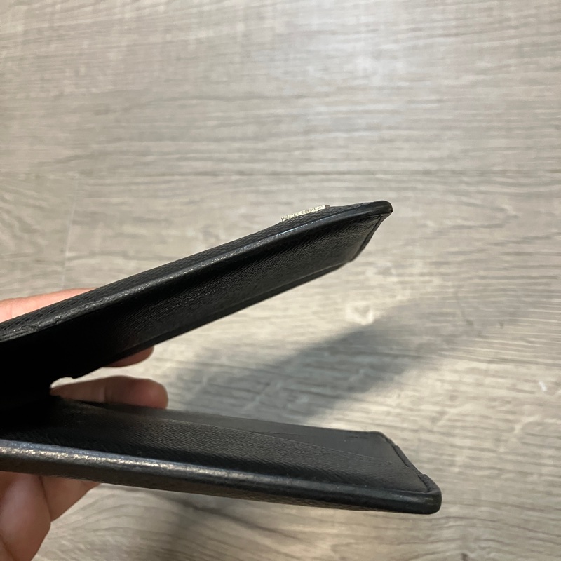 (售出）LOUIS VUITTON LV 路易威登 M30295 Multiple 錢包 皮夾 短夾 皮革 Taïga牛皮 金屬 LOGO 芯片款-11