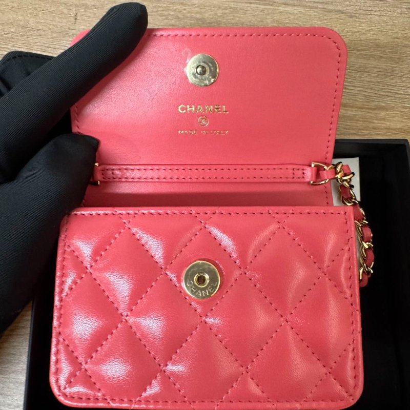 Chanel / 香奈兒 西柚粉 mini 斜挎包-3