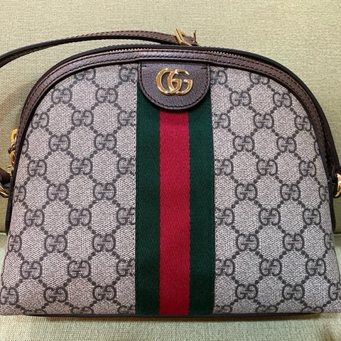 Gucci經典老花貝殼包