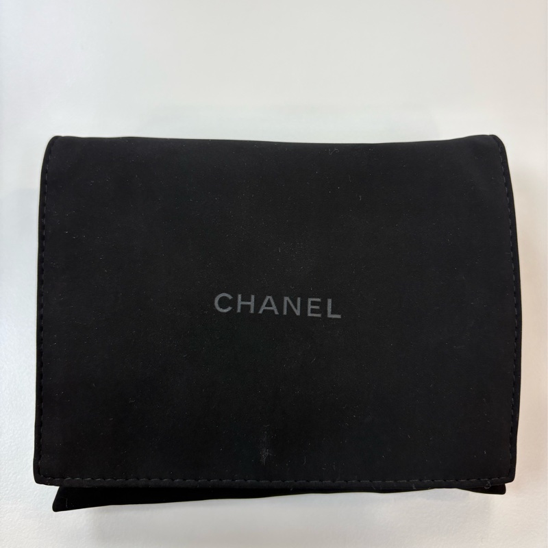 全新 Chanel三折短夾 錢包 淺藍色2025.5月購-12