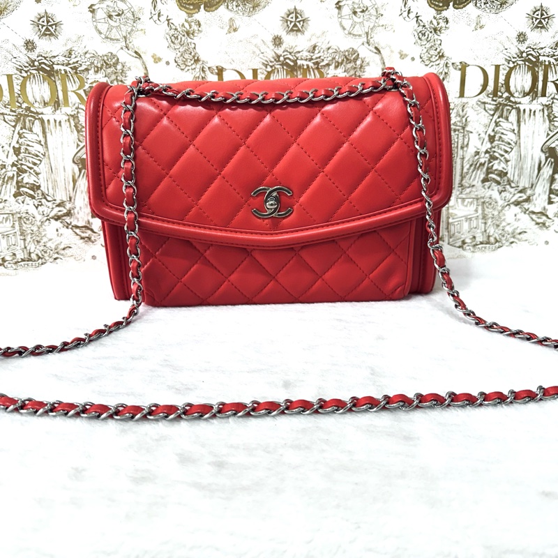 CHABEL 肩背 斜背 口蓋鏈包-5