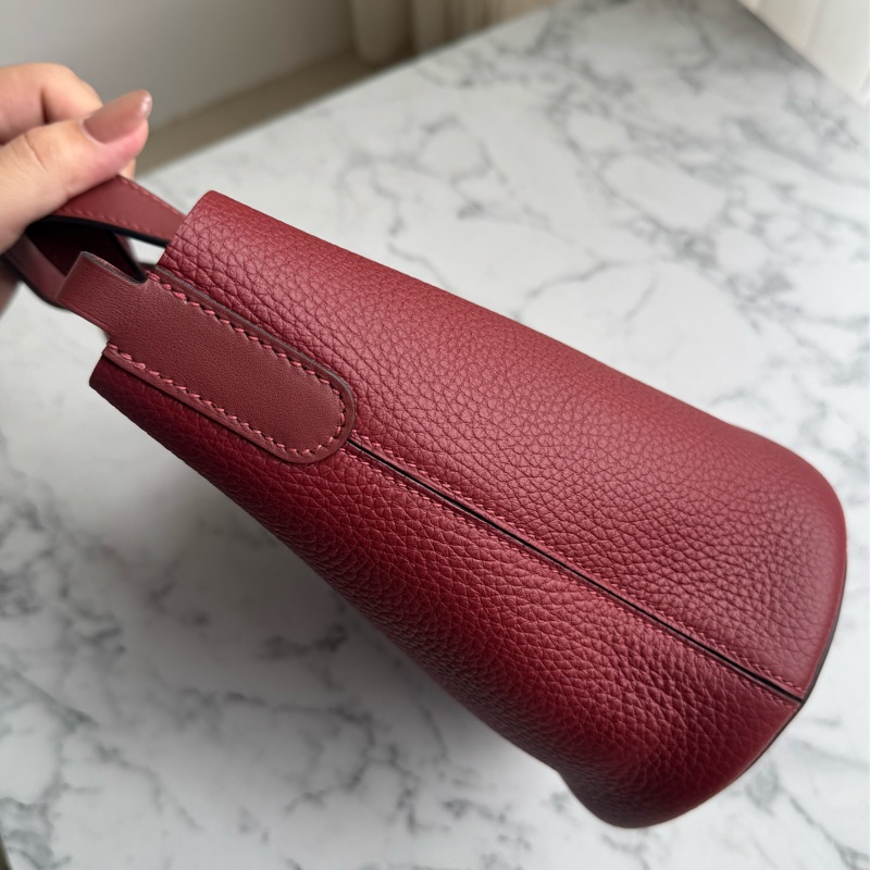 Hermes酒紅豬鼻菜籃子18-2