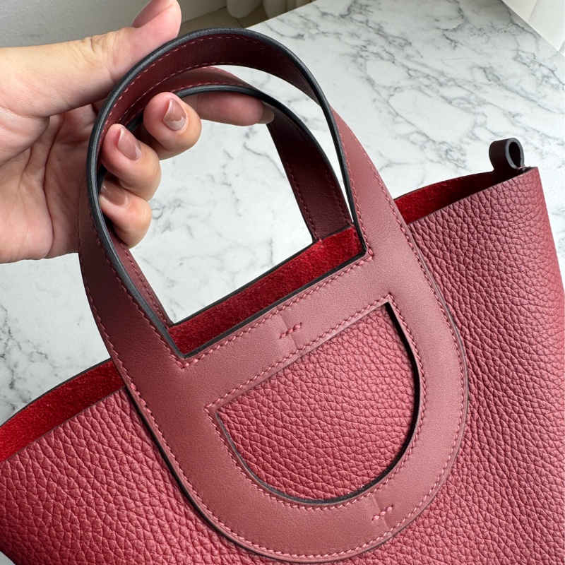 Hermes酒紅豬鼻菜籃子18-9