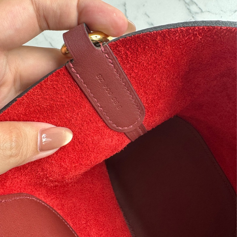 Hermes酒紅豬鼻菜籃子18-14