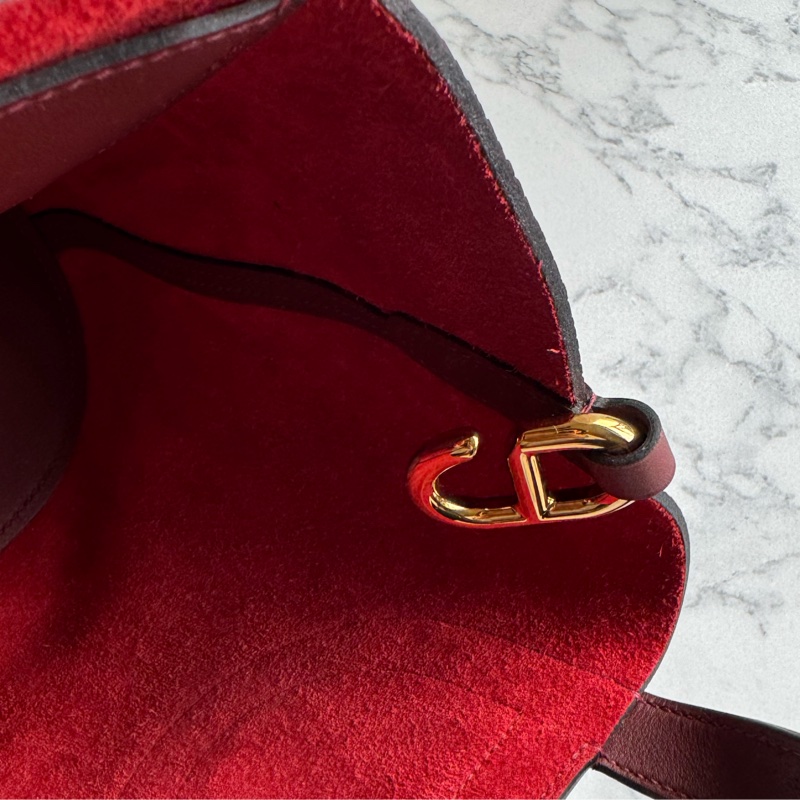 Hermes酒紅豬鼻菜籃子18-22