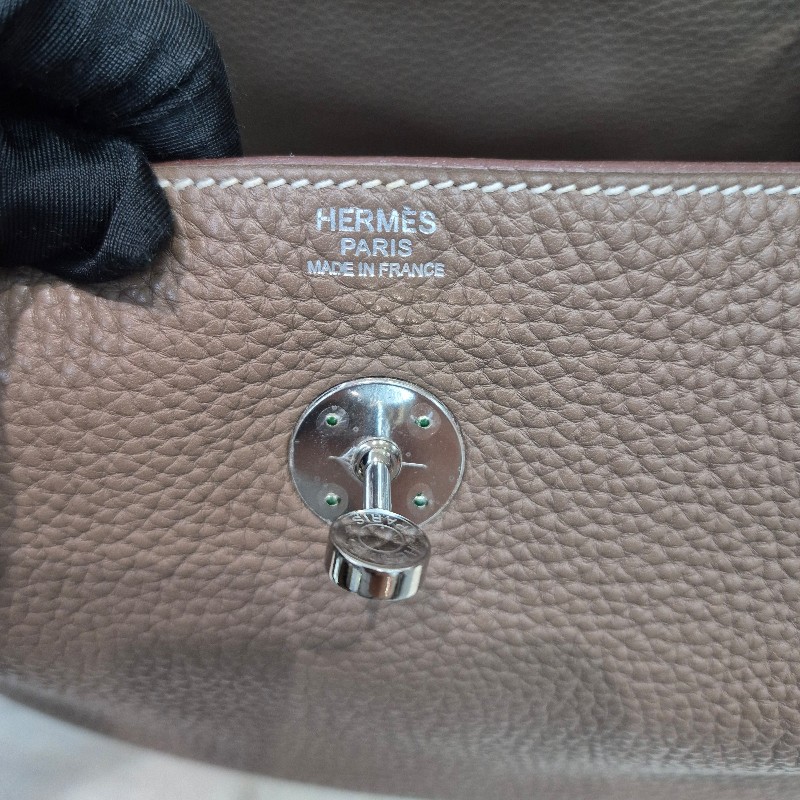 Hermes Lindy 30 大象灰 (Q) XB587-6