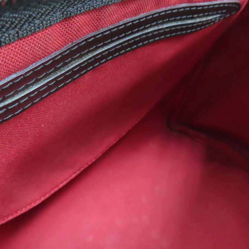 棕色 棋盤格 帆布 Speedy25 手提包 N41365-5