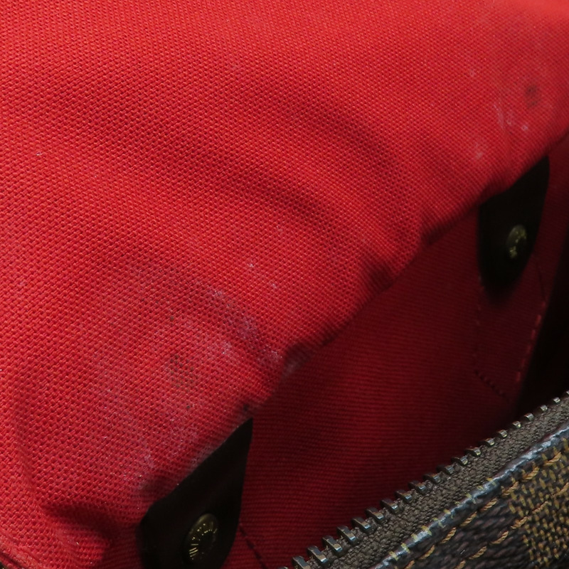 棕色 棋盤格 帆布 Speedy25 手提包 N41365-7