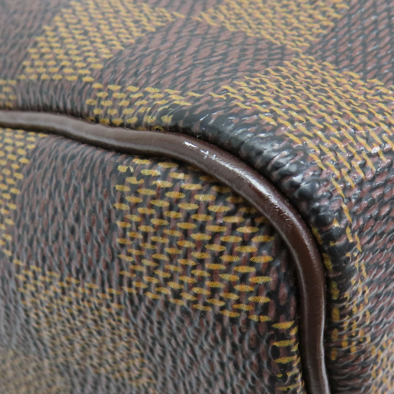 棕色 棋盤格 帆布 Speedy25 手提包 N41365-12