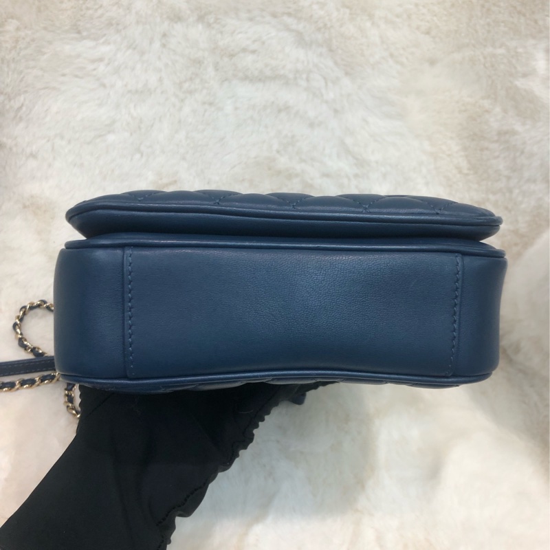 Chanel 藍色19cm 大方胖 XB460-2