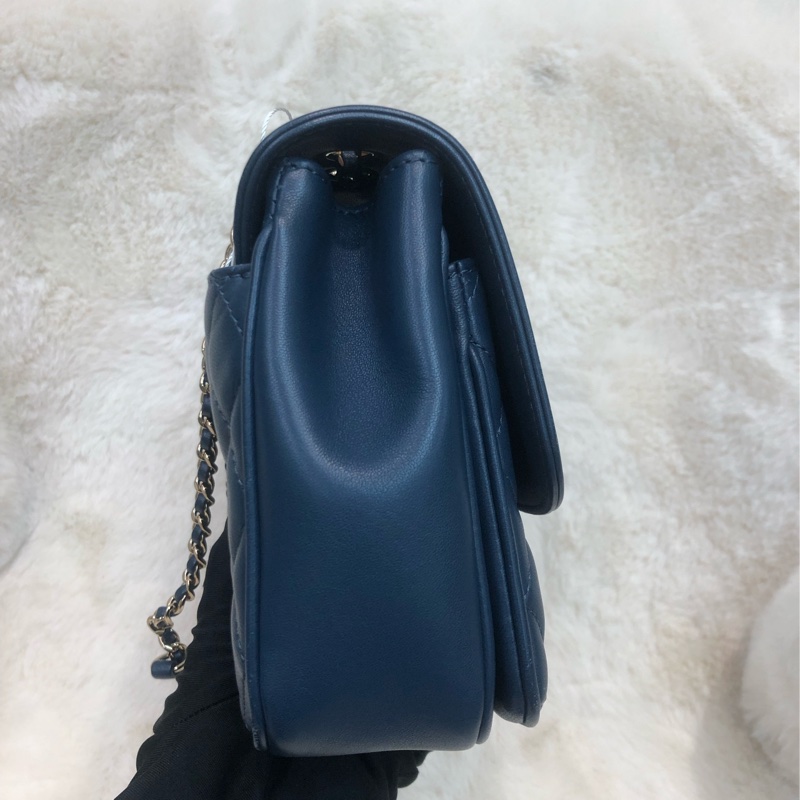 Chanel 藍色19cm 大方胖 XB460-11