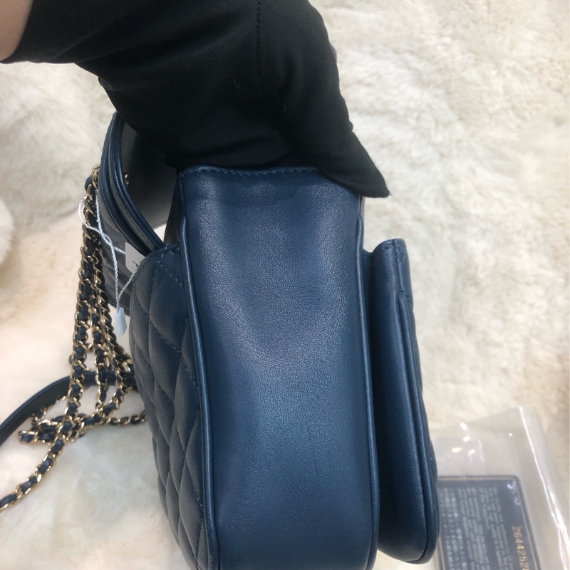 Chanel 藍色19cm 大方胖 XB460-12
