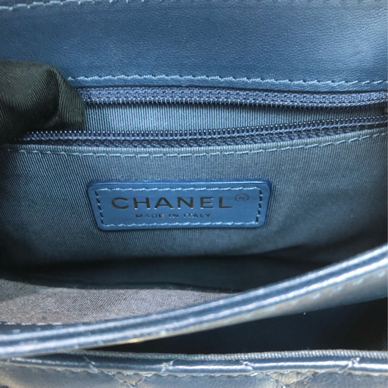 Chanel 藍色19cm 大方胖 XB460-16