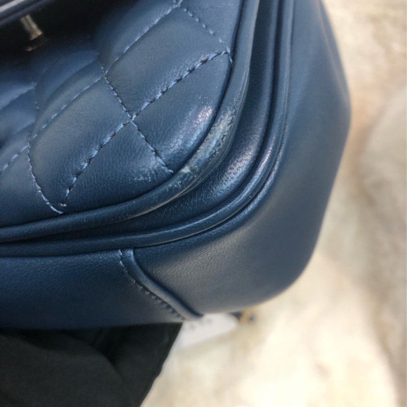 Chanel 藍色19cm 大方胖 XB460-8