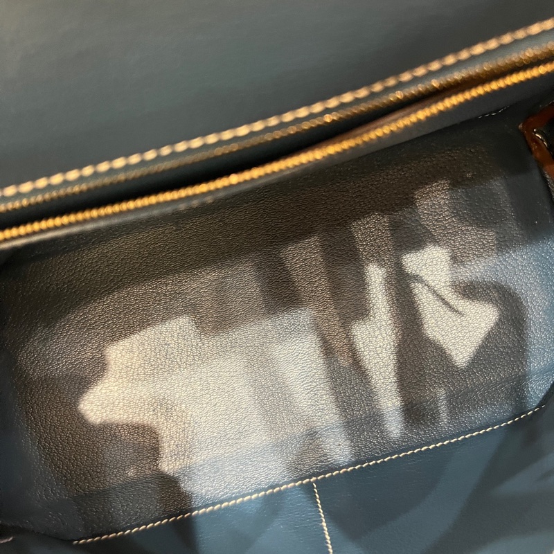 🍁Hermes愛馬仕紅金Kelly28 框P espom皮-15