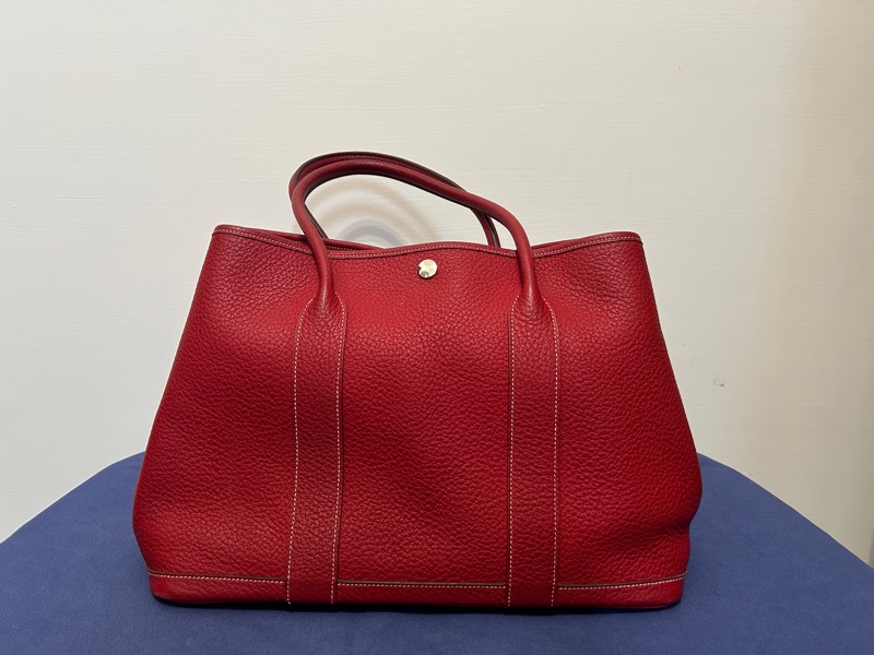HERMES Garden Party 36 | 銀扣Negonda皮革-0