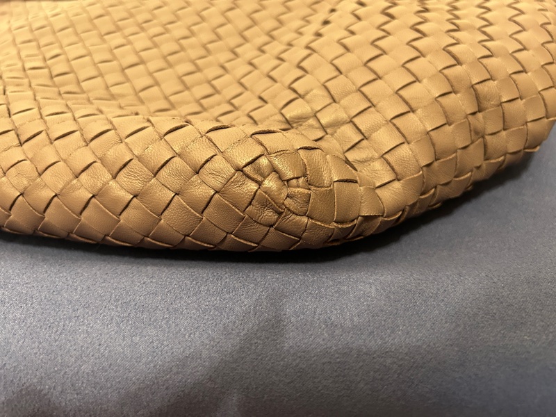 Bottega Veneta ｜BV藕紫色小羊皮編織大托特包-6