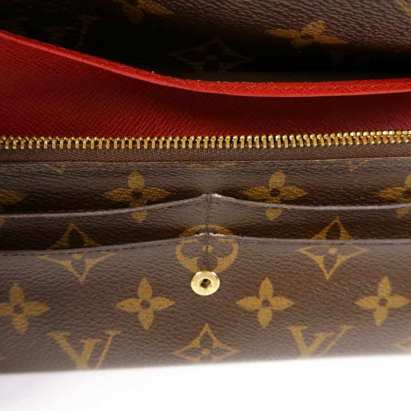 LOUIS VUITTON Monogram Emilie金扣長錢包-14