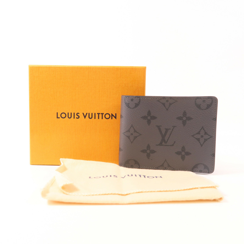 LOUIS VUITTON Monogram Eclipse Wallet錢包-11