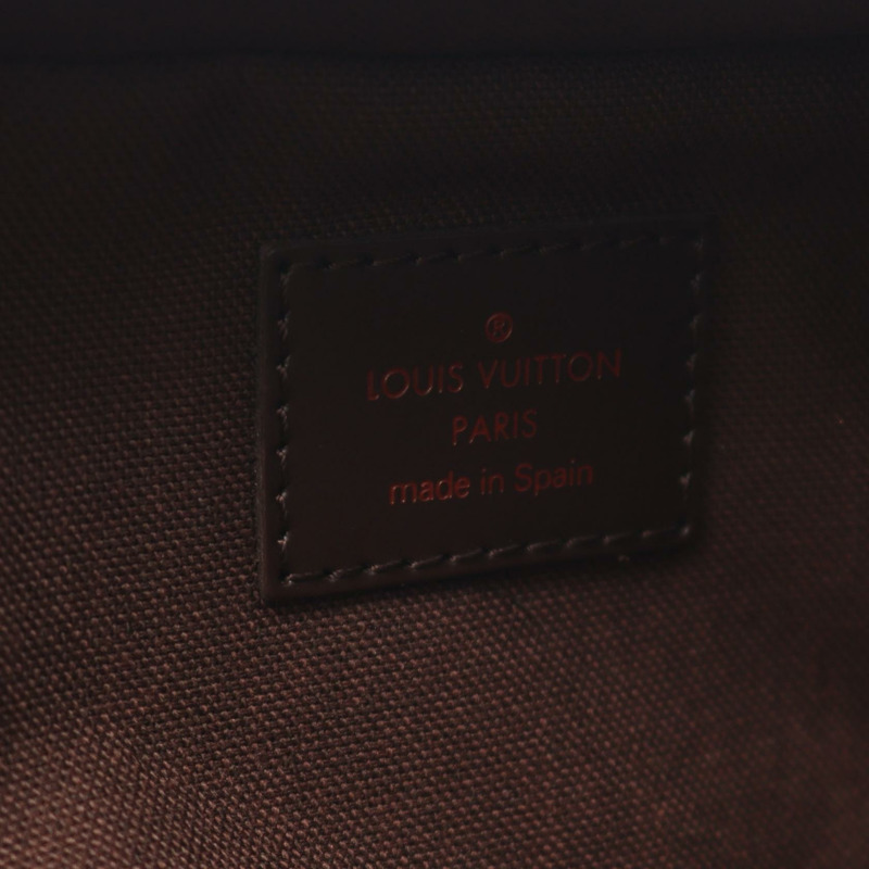 路易威登 Geronimos 腰包 N51994 Damier 帆布棕色 Ebene 二手男女通用-3