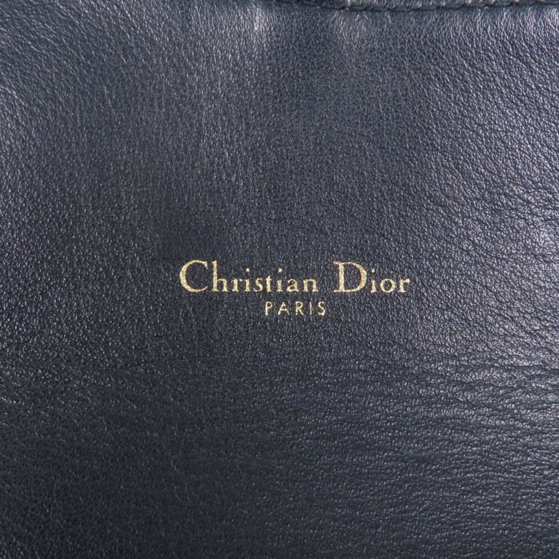 Dior 帆布Small Saddle Pouch With Chain金扣肩背袋-5