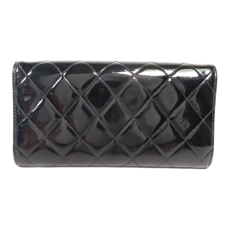 CHANEL 漆皮皮革Long Wallet長錢包-1