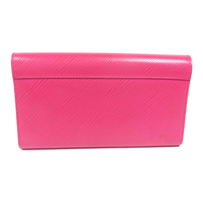 LOUIS VUITTON Epi Twist Wallet銀扣長錢包-1