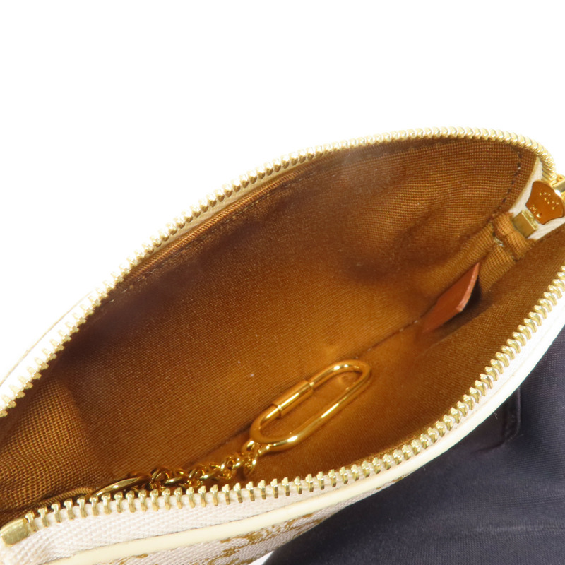 CELINE 塗層帆布Coin Purse金扣零錢包-5