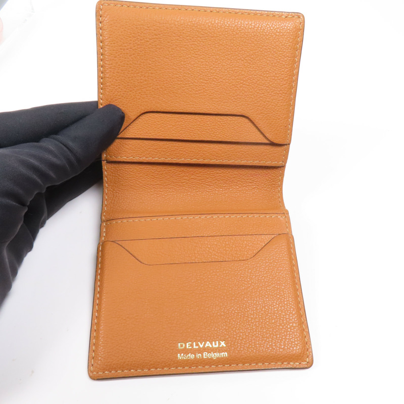 Delvaux 牛皮皮革Mini Livre Wallet錢包-5