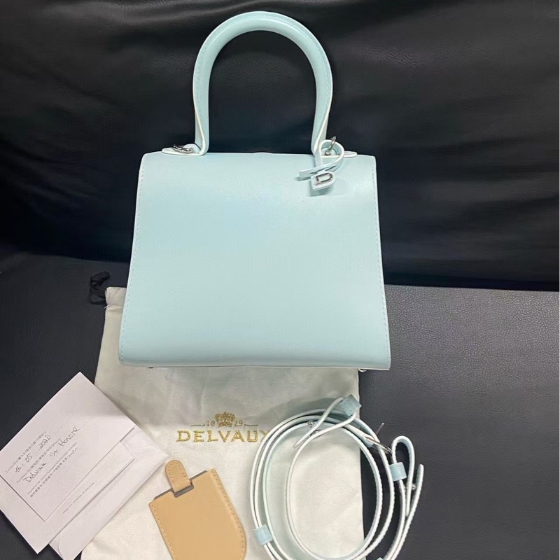 Delvaux德爾沃Brillant mini手提單肩斜挎包可拆卸可調節肩帶 尺寸約20*16-8