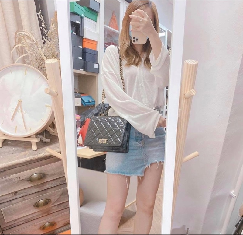 Chanel 香奈兒 黑金 2.55 handle 油蠟牛皮 風琴包 方盒子 斜背包 手提包 肩背包 鍊條包 側背包-6
