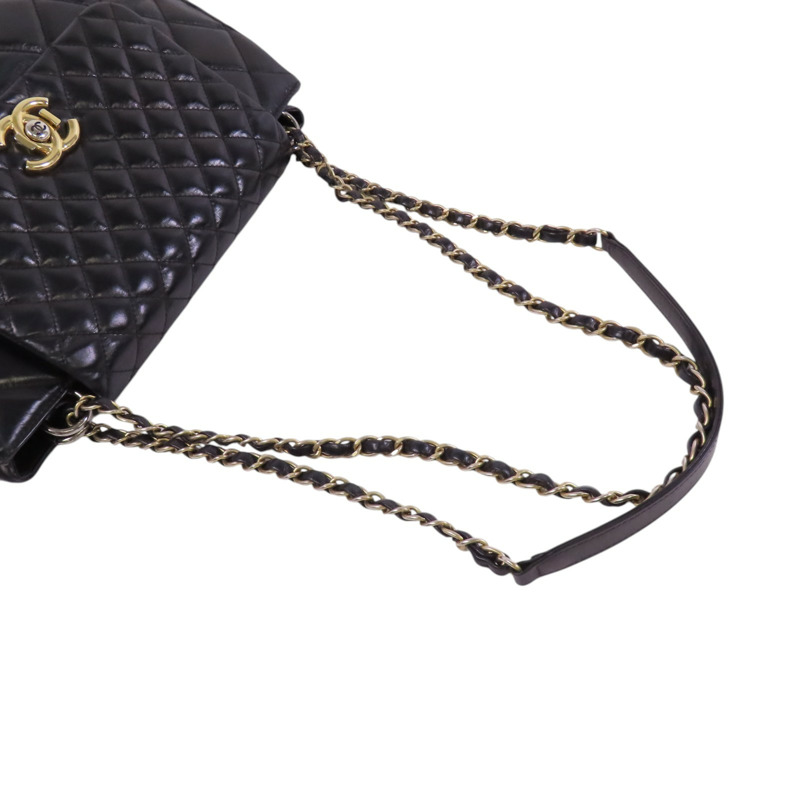 CHANEL 牛皮皮革Chain Shoulder Bag金扣鏈帶肩背袋-7