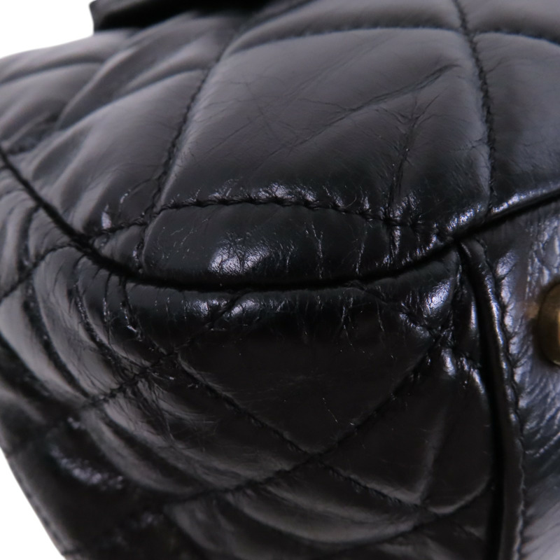 CHANEL 牛皮皮革Chain Shoulder Bag金扣鏈帶肩背袋-10