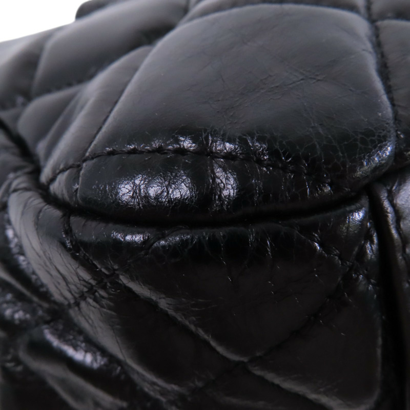 CHANEL 牛皮皮革Chain Shoulder Bag金扣鏈帶肩背袋-12