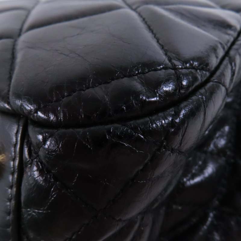 CHANEL 牛皮皮革Chain Shoulder Bag金扣鏈帶肩背袋-13