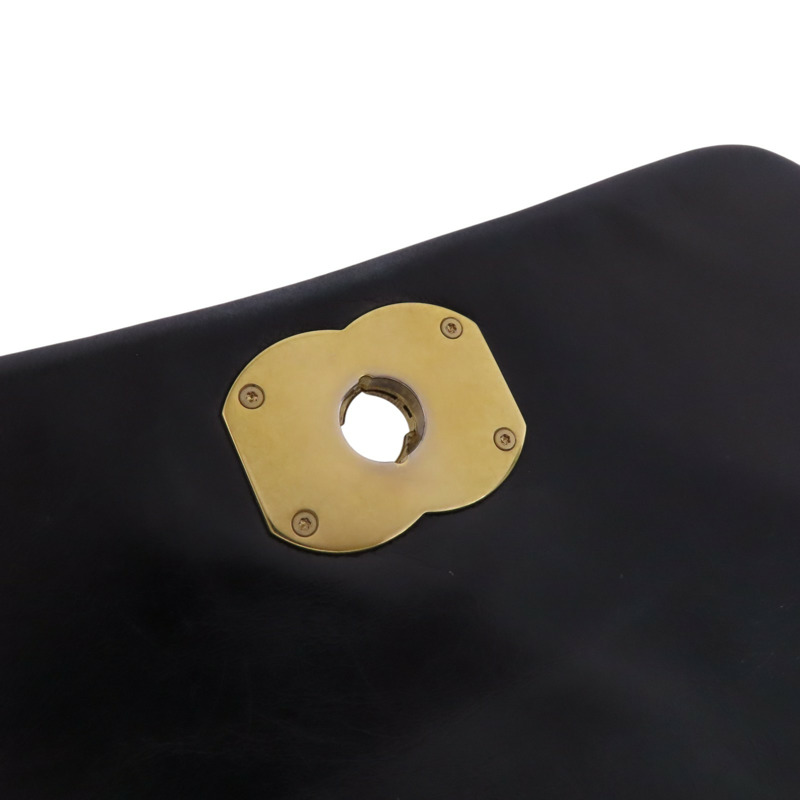 CHANEL 牛皮皮革Chain Shoulder Bag金扣鏈帶肩背袋-15