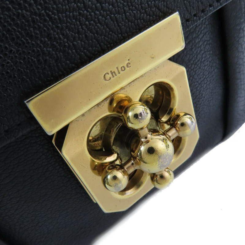 Chloe 牛皮皮革Chain Shoulder Bag金扣鏈帶肩背袋-8