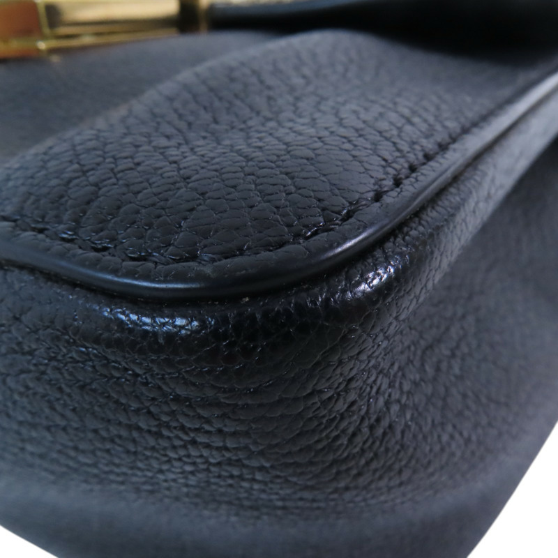 Chloe 牛皮皮革Chain Shoulder Bag金扣鏈帶肩背袋-11