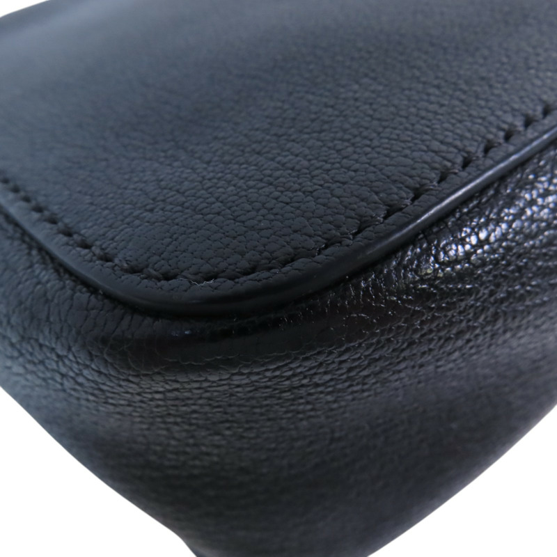 Chloe 牛皮皮革Chain Shoulder Bag金扣鏈帶肩背袋-12