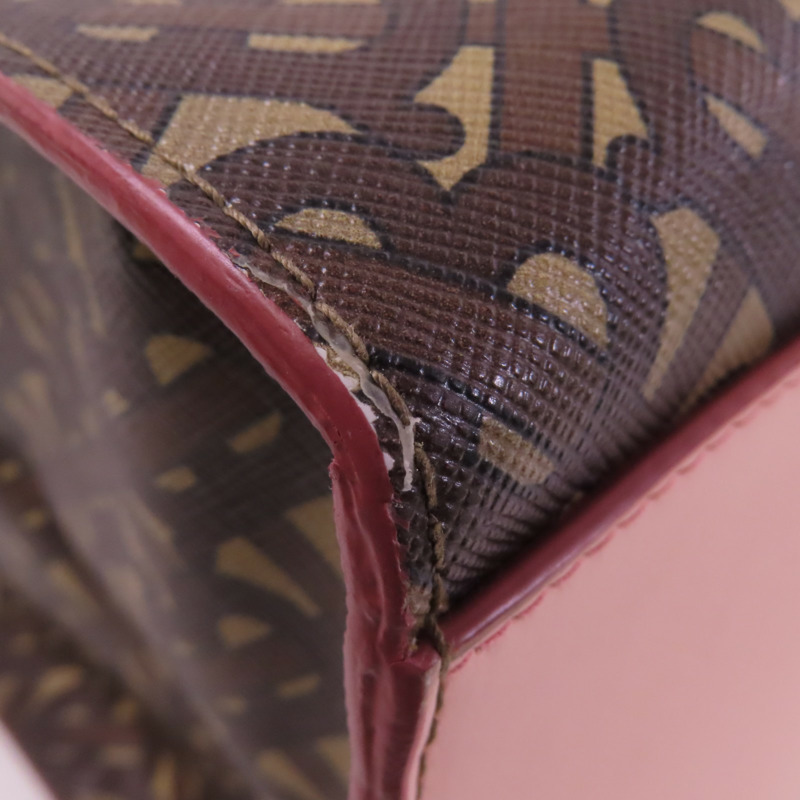 BURBERRY 塗層帆布Tote Bag金扣肩背袋-13