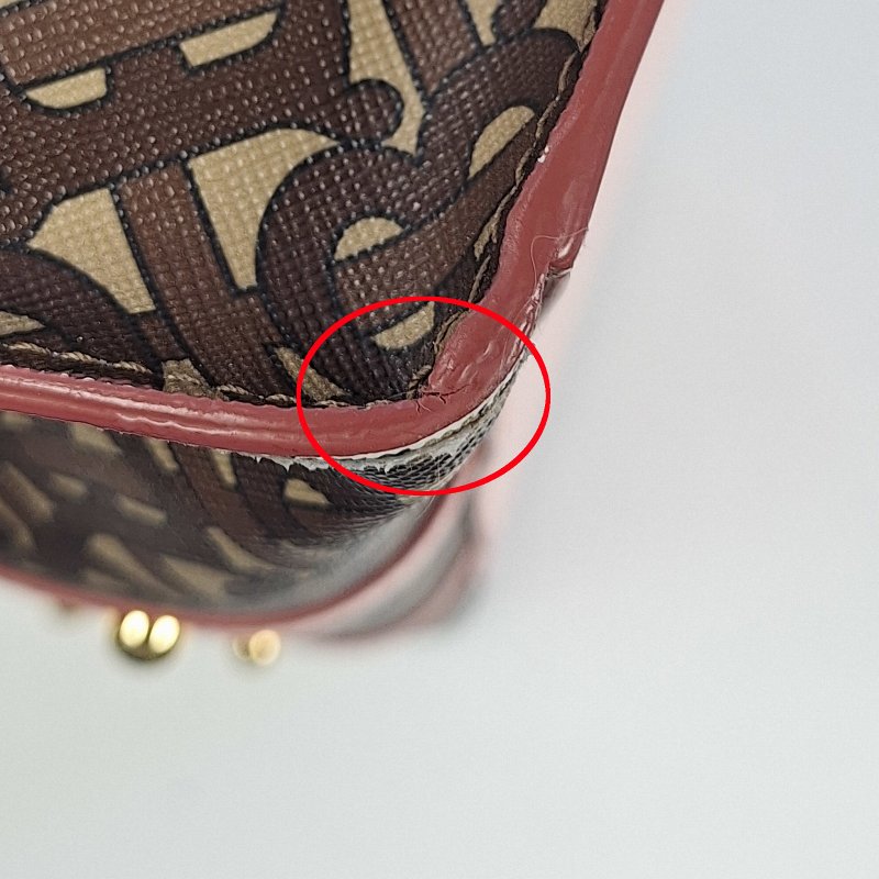 BURBERRY 塗層帆布Tote Bag金扣肩背袋-19