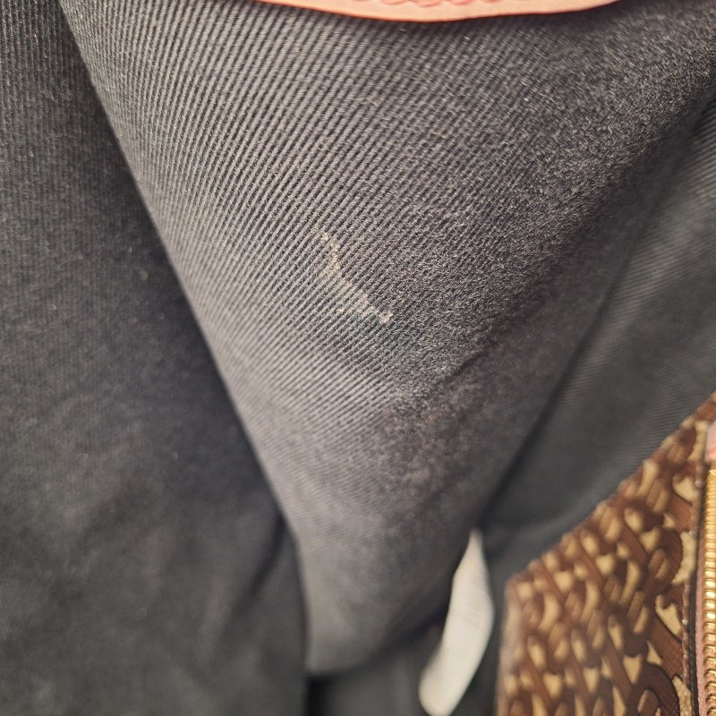 BURBERRY 塗層帆布Tote Bag金扣肩背袋-26