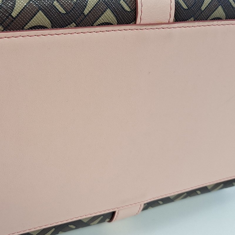 BURBERRY 塗層帆布Tote Bag金扣肩背袋-28