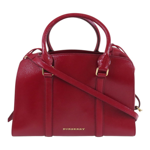 BURBERRY 漆皮皮革Dinton Bag金扣手挽肩背兩用袋