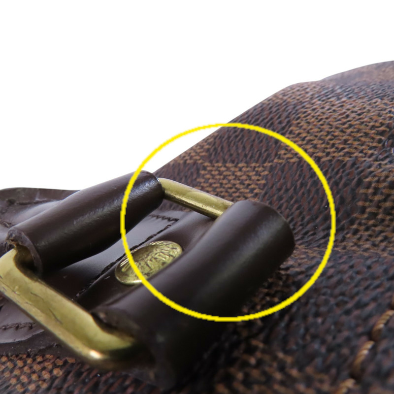 LOUIS VUITTON Damier Ebene Speedy 30金扣手挽肩背兩用袋-13