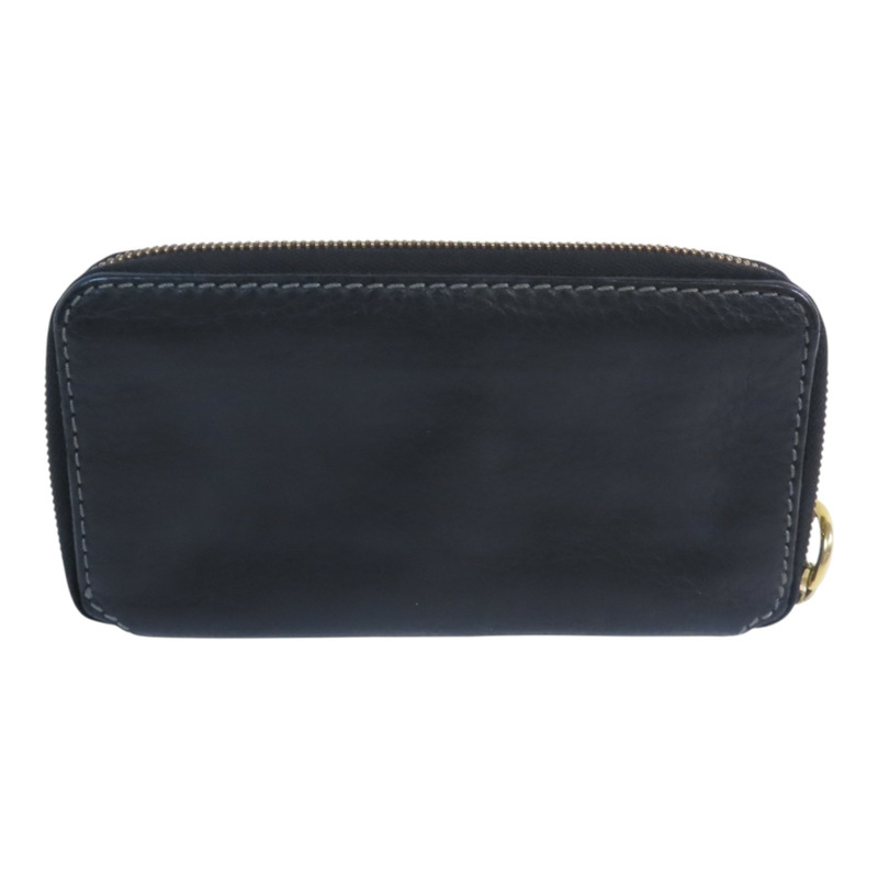 Chloe 牛皮皮革Zipper Long Wallet金扣拉鏈長錢包-1