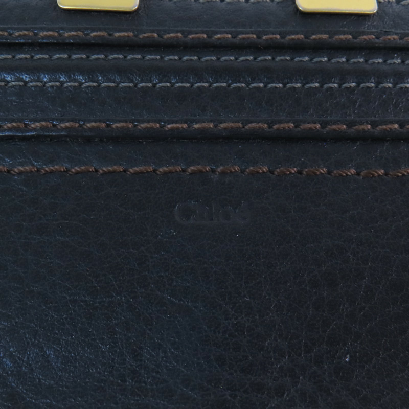 Chloe 牛皮皮革Zipper Long Wallet金扣拉鏈長錢包-7
